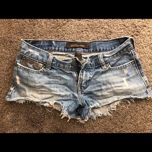 Hollister brand daisy Duke Jean shorts
